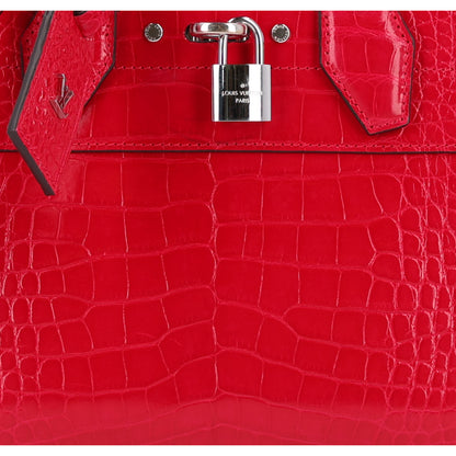 Louis Vuitton Alligator Mini City Steamer Red 8 of 10