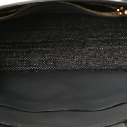 Prada Saffiano Cuir Calfskin Medium Monochrome Top Handle Tote Talco 5 of 12