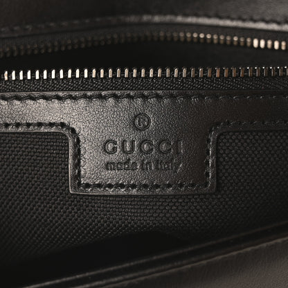 Gucci Calfskin Matelasse Monochrome Small GG Marmont Shoulder Bag Black 6 of 10