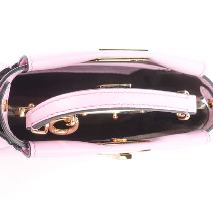 Fendi Shiny Nappa Micro Peekaboo Iconic Satchel Lavanda 5 of 8