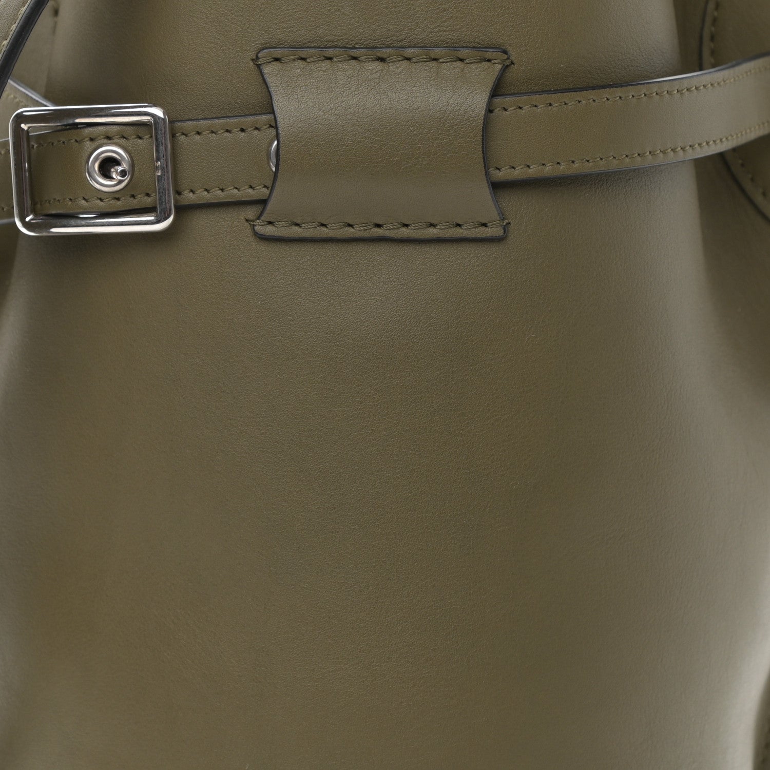 Celine Smooth Calfskin Nano Big Bag Bucket Army Green 6 of 9