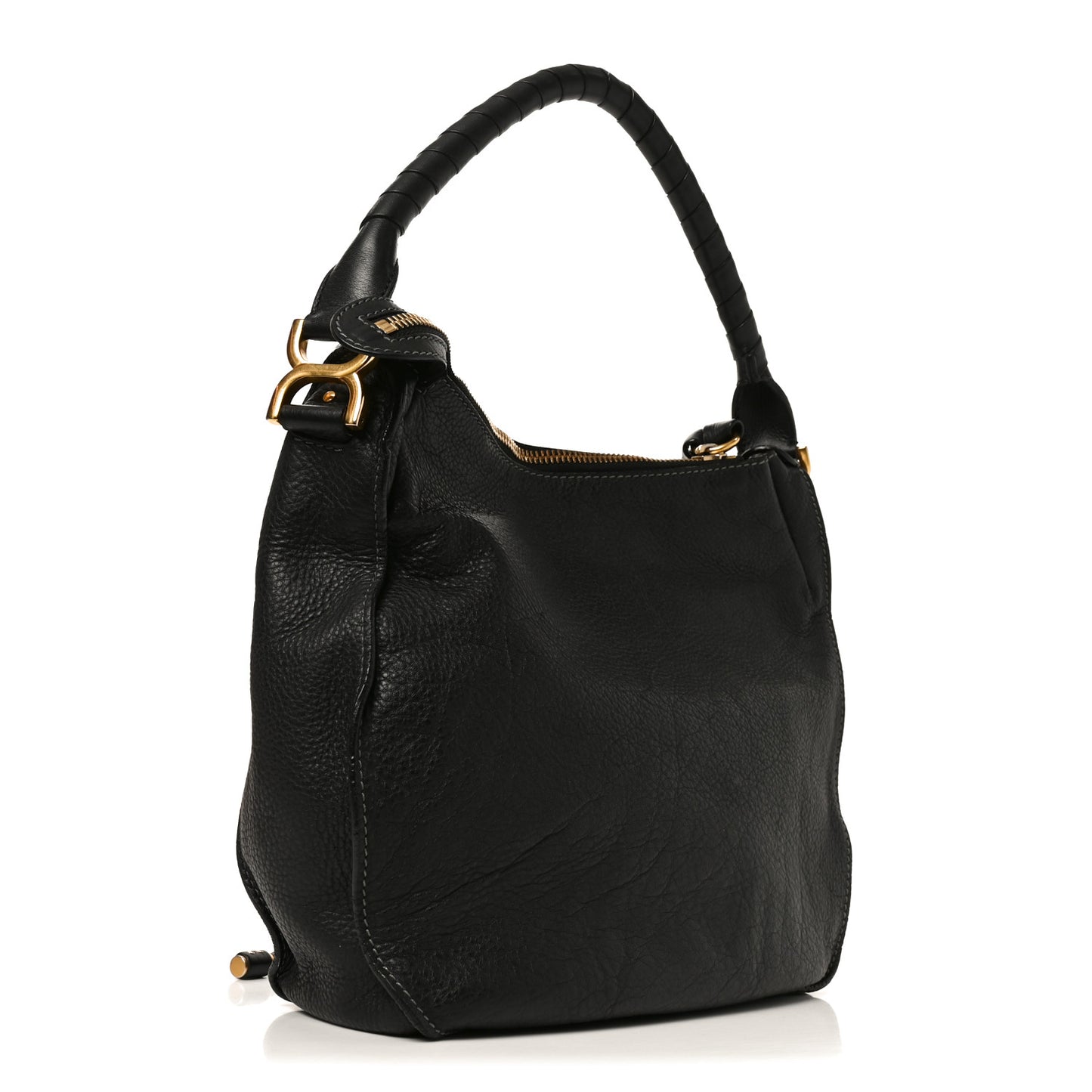 Calfskin Medium Marcie Hobo Black
