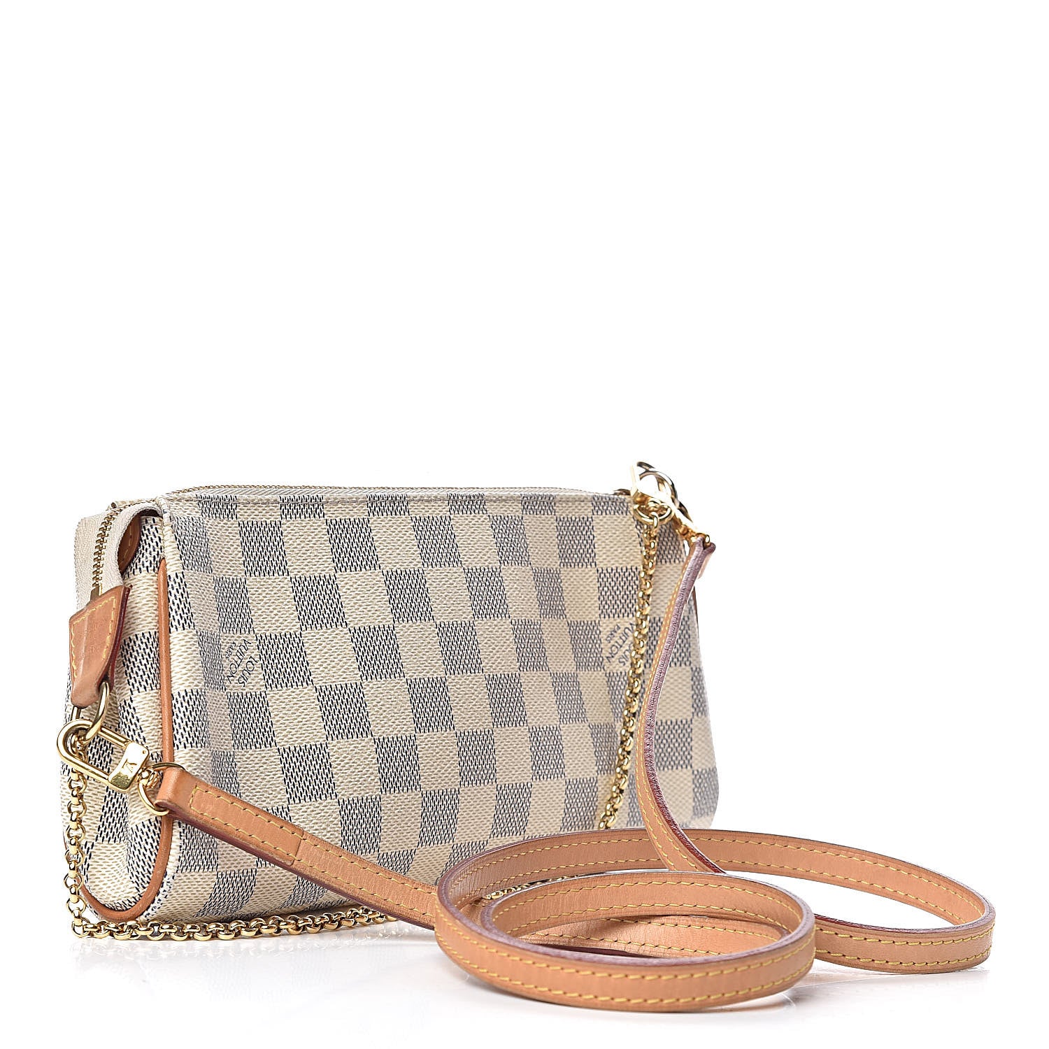 Louis Vuitton Damier Azur Eva Clutch 3 of 13