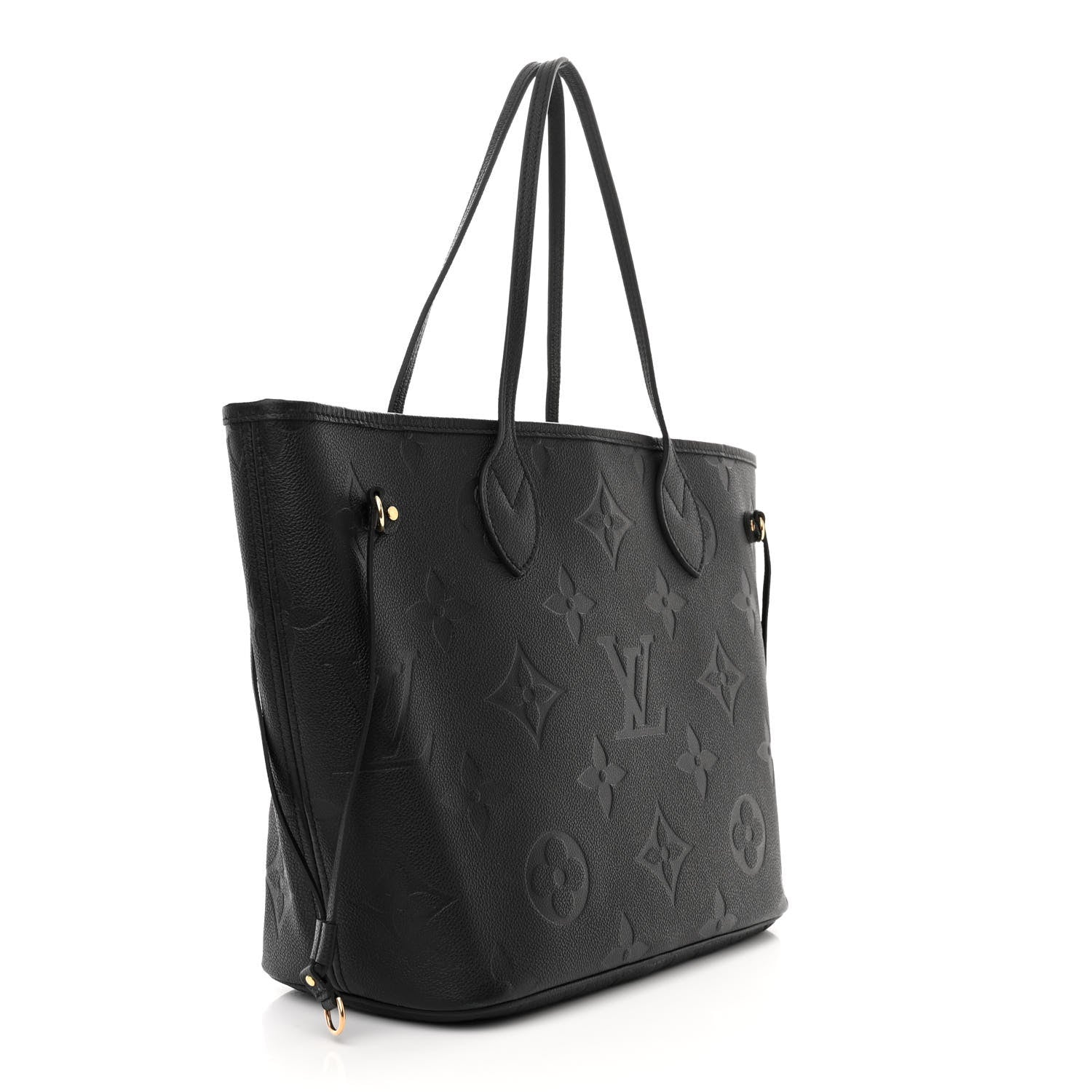 Louis Vuitton Empreinte Monogram Giant Neverfull MM Black 3 of 10