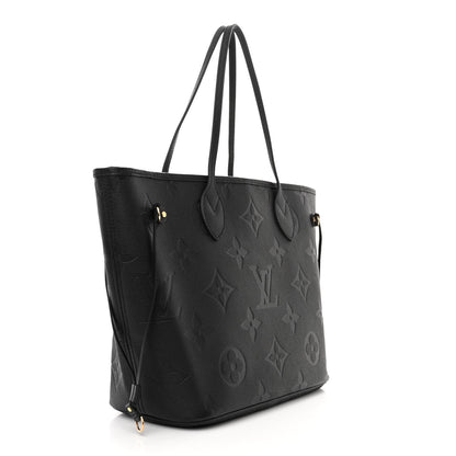 Louis Vuitton Empreinte Monogram Giant Neverfull MM Black 3 of 10