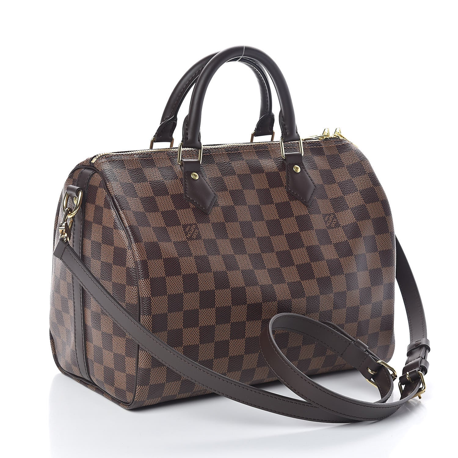 Louis Vuitton Damier Ebene Speedy Bandouliere 30 3 of 10