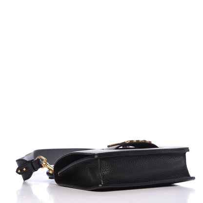 Christian Dior Grained Calfskin Dio(r)evolution Top Handle Flap Bag Black 4 of 8
