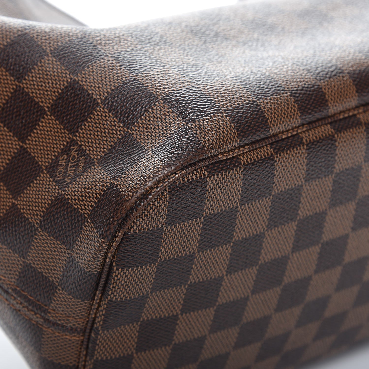 Louis Vuitton Damier Ebene Neo Neverfull MM Rose Ballerine 13 of 16