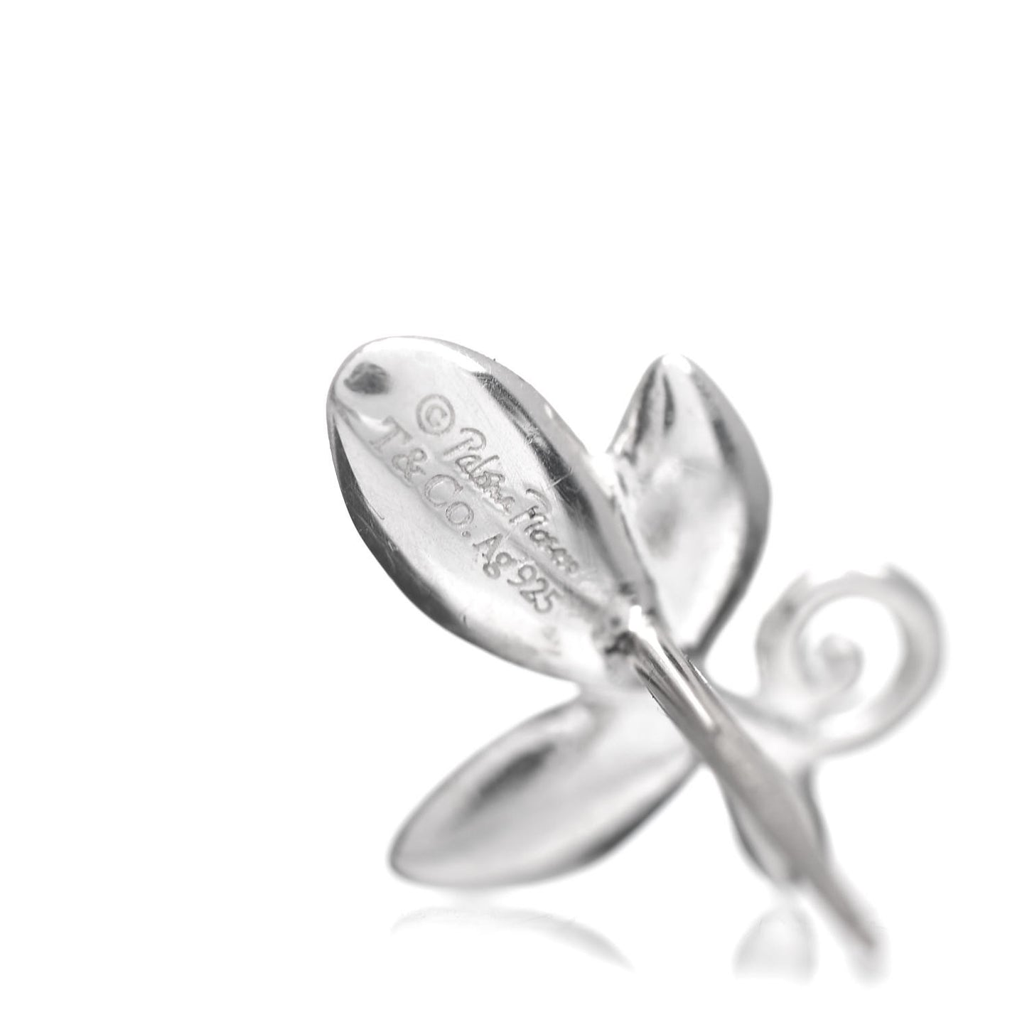 Sterling Silver Paloma Picasso Olive Leaf Earrings