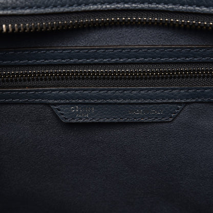 Celine Drummed Calfskin Mini Luggage Orage 9 of 10