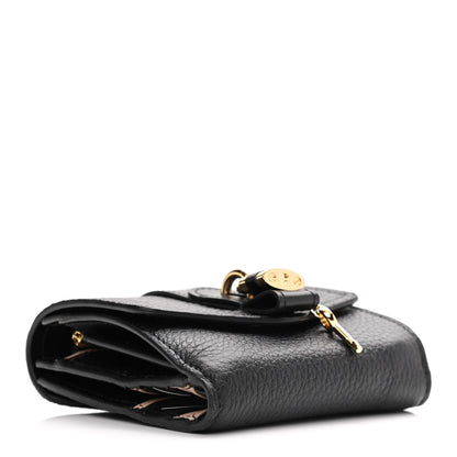 Chloe Grained Calfskin Small Aby Tri-Fold Wallet Black 4 of 10