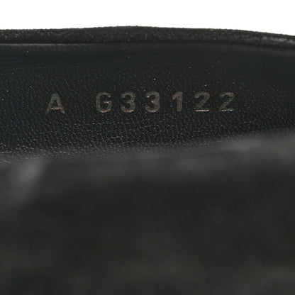 Chanel Suede Calfskin CC Pumps 39 Black 6 of 8