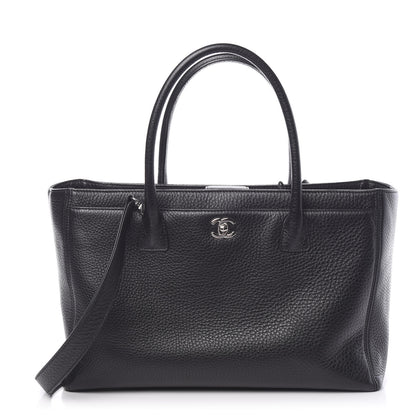 Chanel Deerskin Cerf Executive Shopper Tote Black 1 of 17
