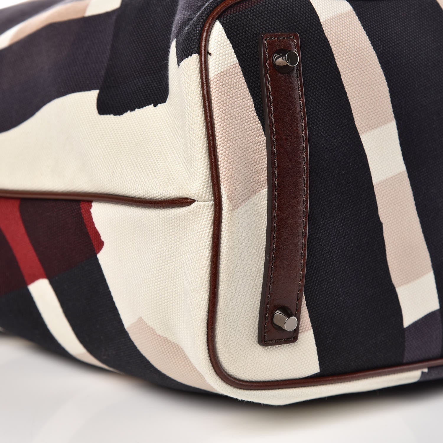 Burberry Canvas Check Bucket Bag Multicolor 10 of 14