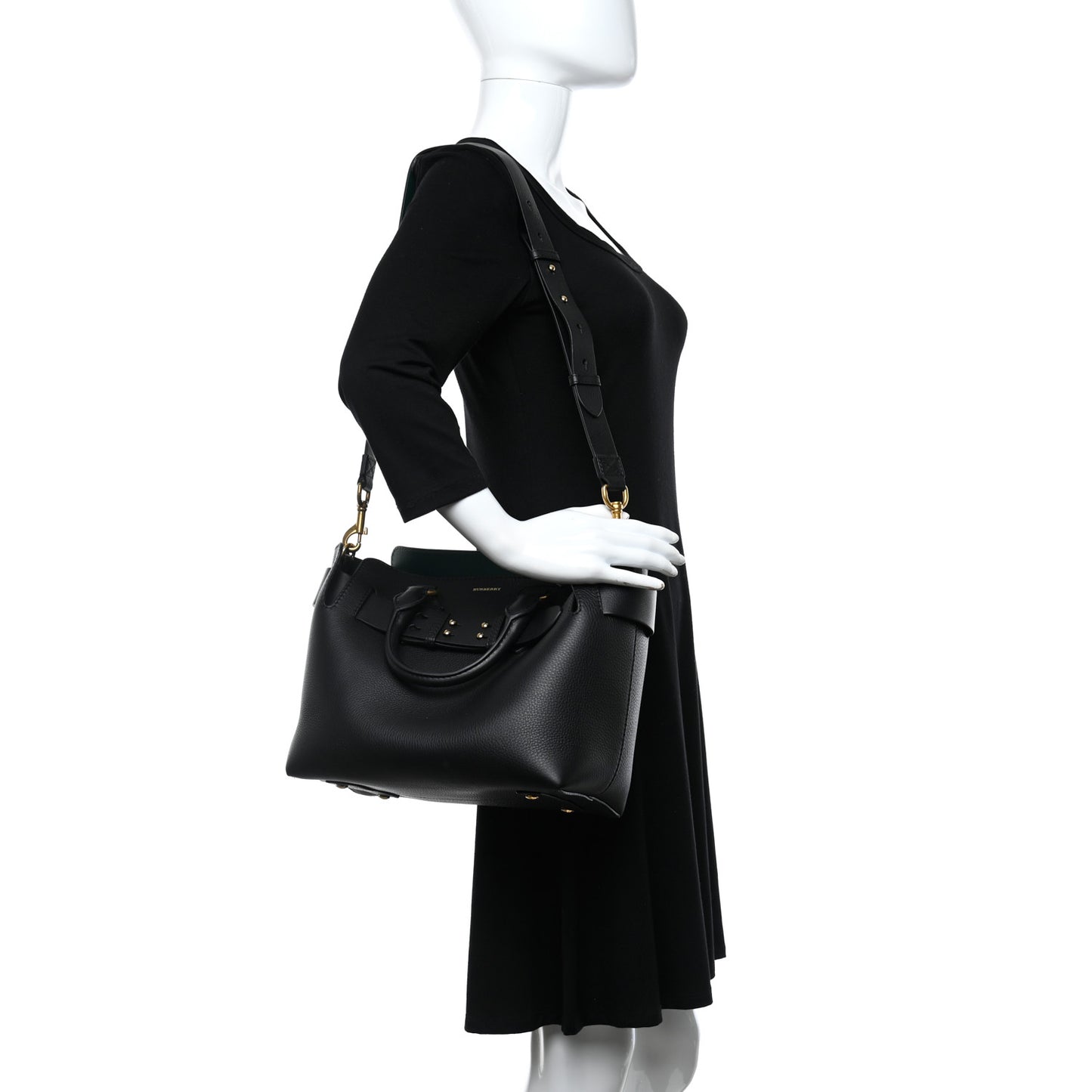 Soft Grain Calfskin Small Belt Bag Marais Black