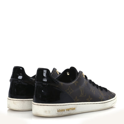 Louis Vuitton Patent Monogram Frontrow Sneakers 37.5 5 of 13