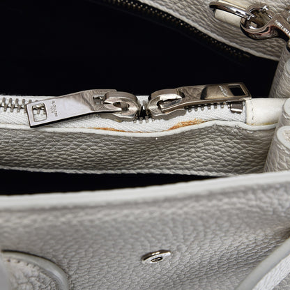 Saint Laurent Grained Calfskin Small Sac De Jour Dove White 19 of 20