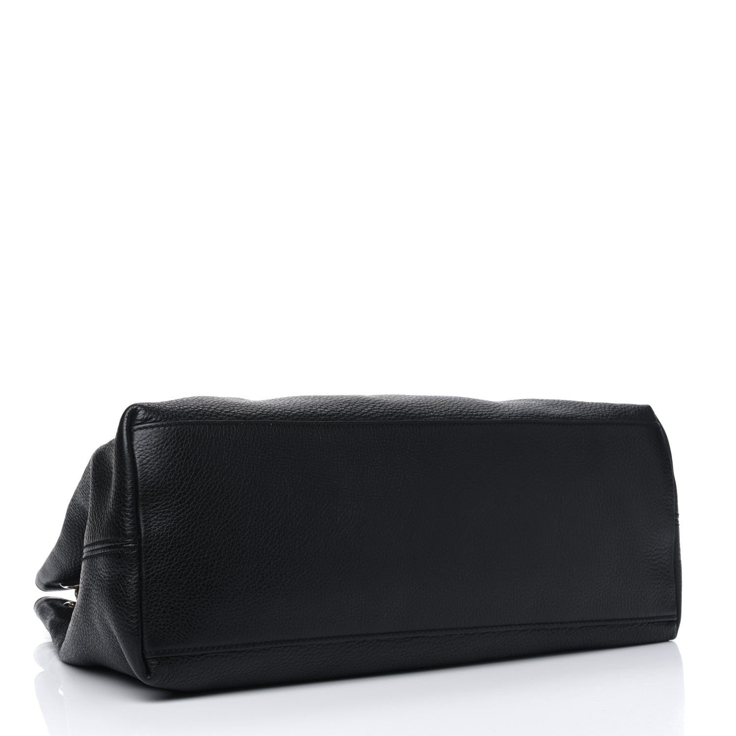 Gucci Pebbled Calfskin Medium Soho Chain Shoulder Bag Black 3 of 4