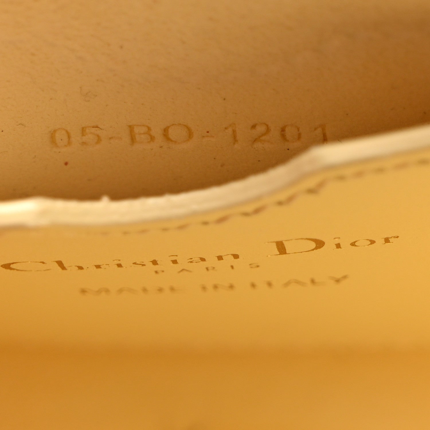 Christian Dior Box Calfskin East West Bobby Bag Soft Yellow 7 of 12
