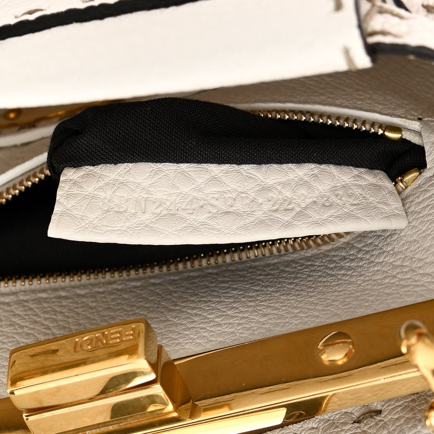 Cuoio Romano Selleria Mini Peekaboo Iconic Satchel White