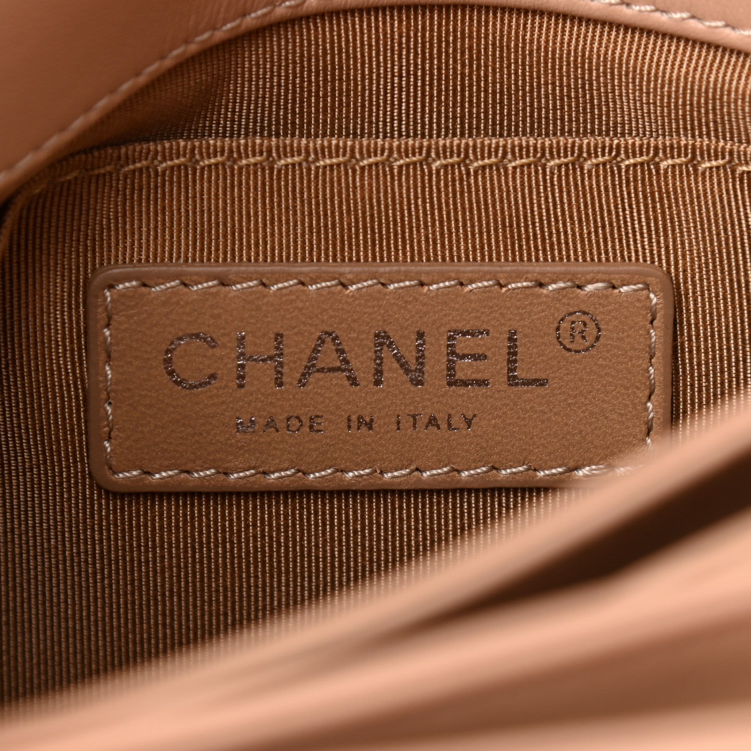 Chanel Calfskin Mini Tramezzo Flap Beige 6 of 11