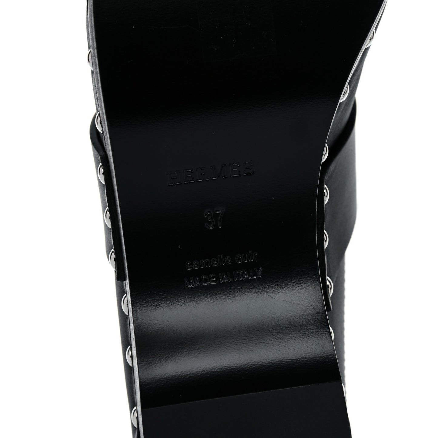 Calfskin Calya Mules 37 Black