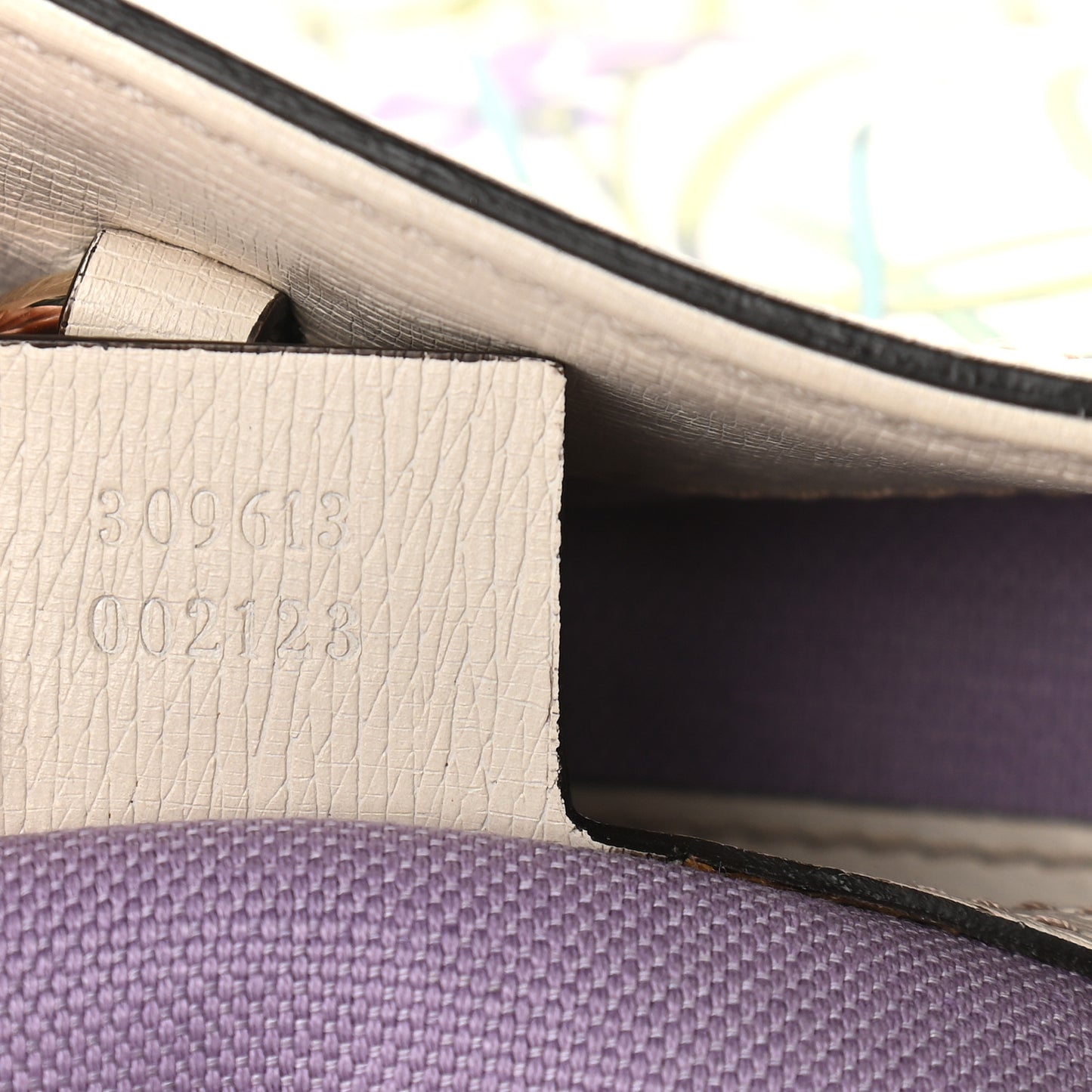Calfskin Flora Infinity Medium Nice Tote Off White