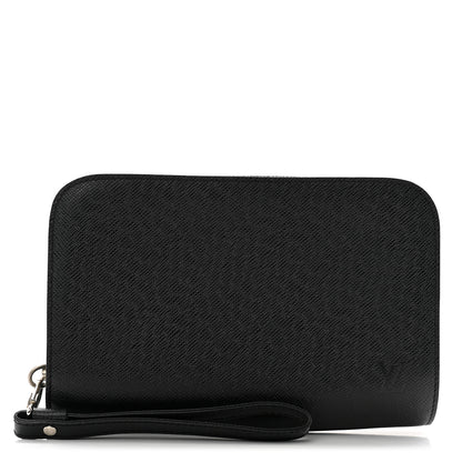 Louis Vuitton Taiga Baikal Pochette Black 1 of 8