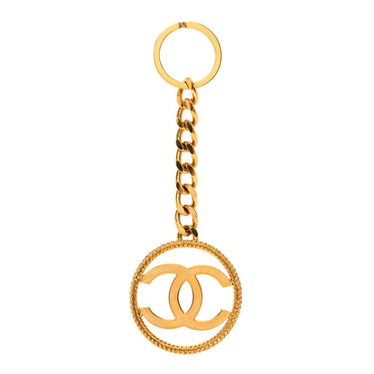 Chanel CC Key Chain Gold 1 of 3