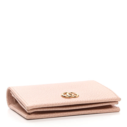 Gucci Dollar Calfskin GG Marmont Card Case Perfect Pink 4 of 8