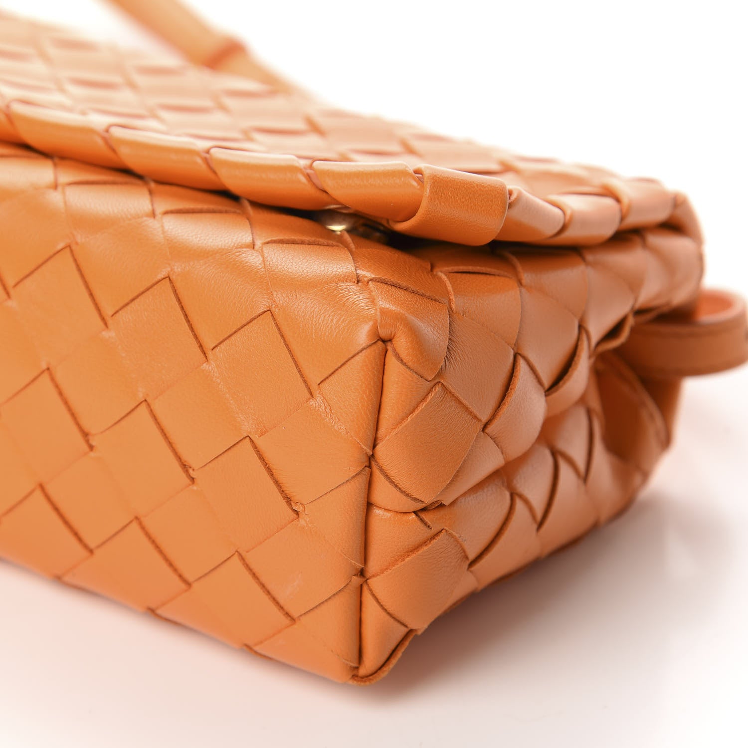 Bottega Veneta Nappa Intrecciato Mini Crossbody Orange 7 of 10