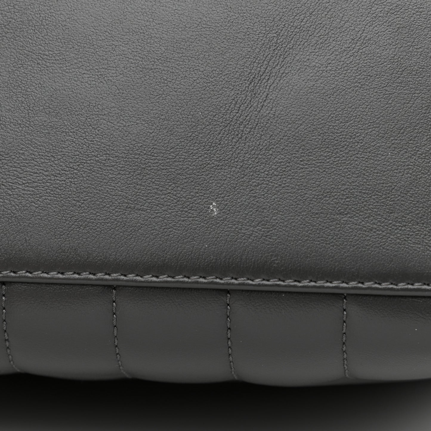 Calfskin Y Quilted Monogram Small Loulou Chain Satchel Storm