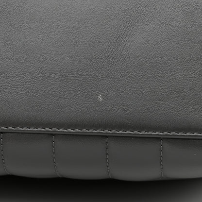 Saint Laurent Calfskin Y Quilted Monogram Small Loulou Chain Satchel Storm 10 of 11