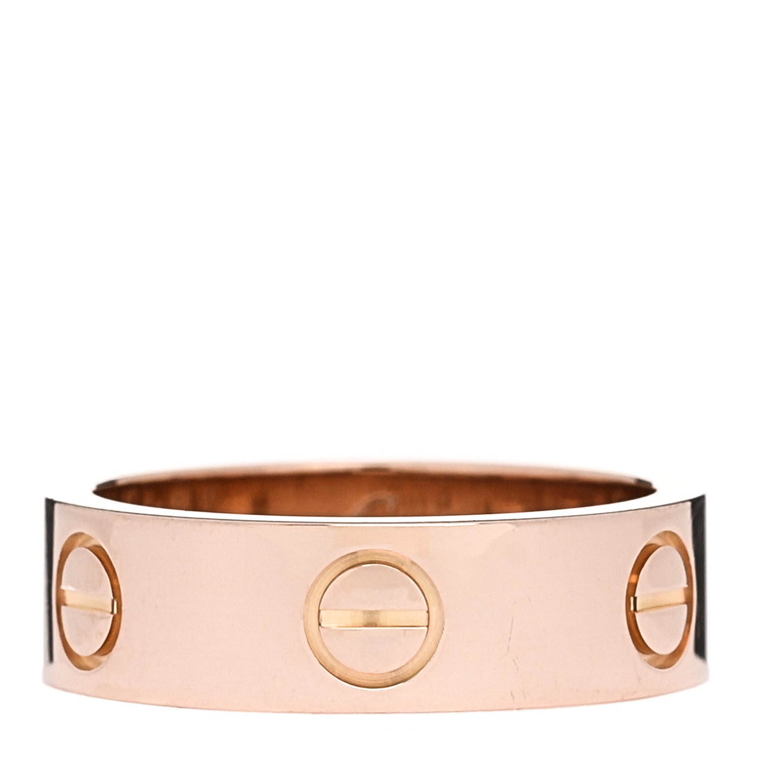 Cartier 18K Pink Gold 5.5mm LOVE Ring 51 5.75 1 of 4