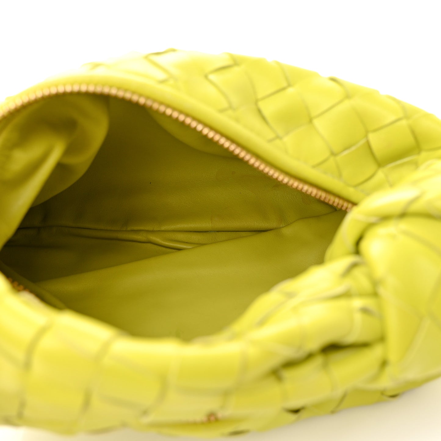 Nappa Intrecciato Mini Jodie Kiwi