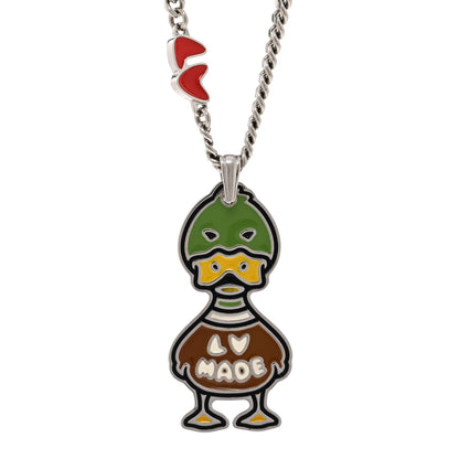 Louis Vuitton X NIGO Metal Enamel Duck Pendant Necklace 4 of 7