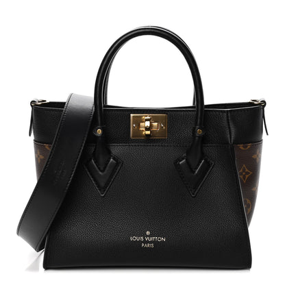 Louis Vuitton Calfskin Monogram On My Side PM Black 1 of 12