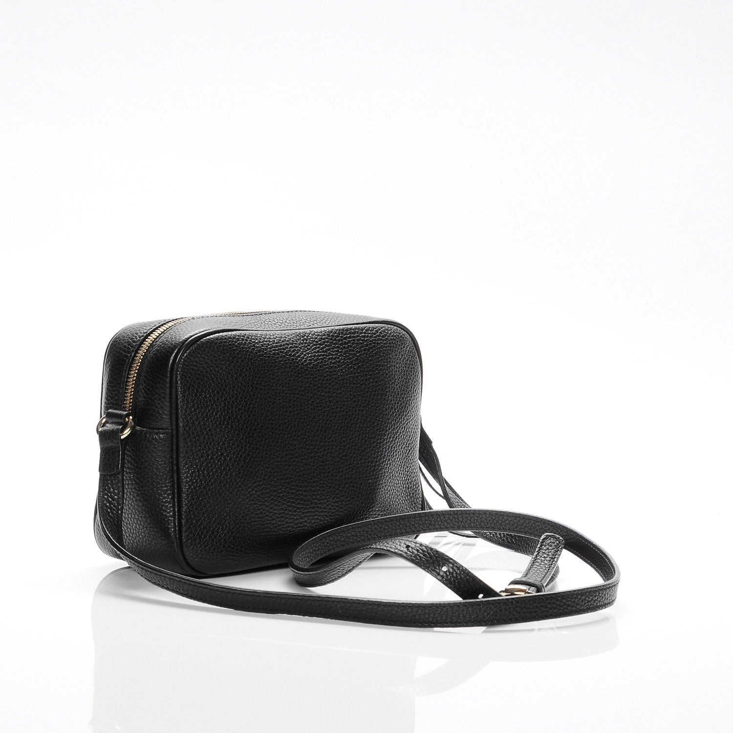 Gucci Pebbled Calfskin Small Soho Disco Bag Black 3 of 7