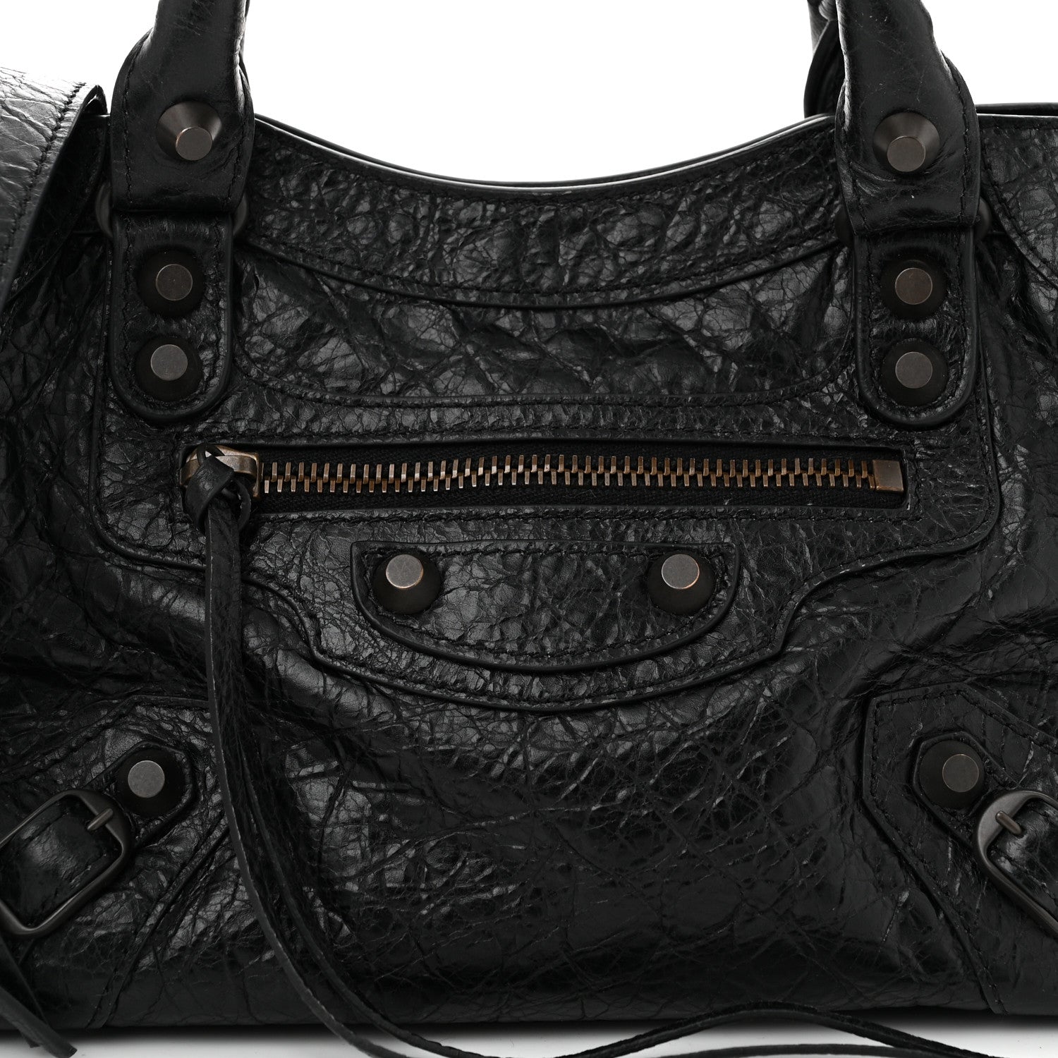 Balenciaga Agneau Arena Classic Hardware Le City Mini  Black 8 of 10