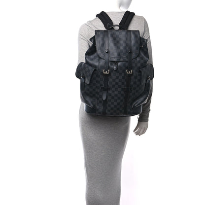 Louis Vuitton Damier Graphite Christopher MM Backpack 2 of 9