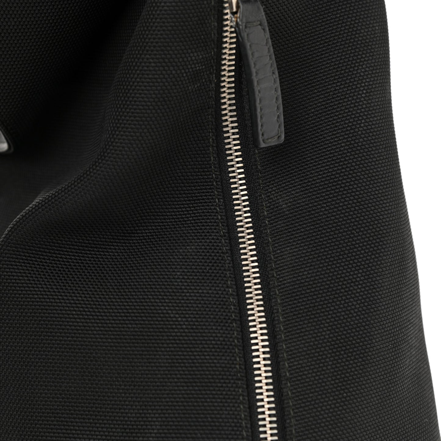 Techno Canvas Web Single Buckle Backpack Black