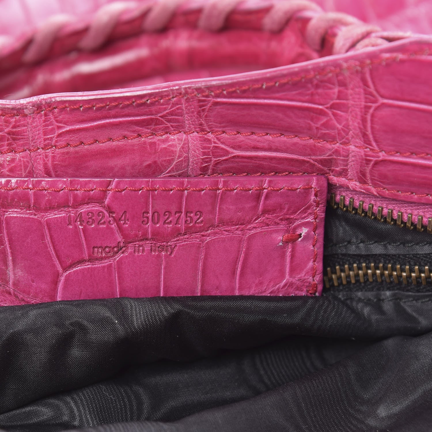 Balenciaga Crocodile City Cypress Magenta 8 of 23