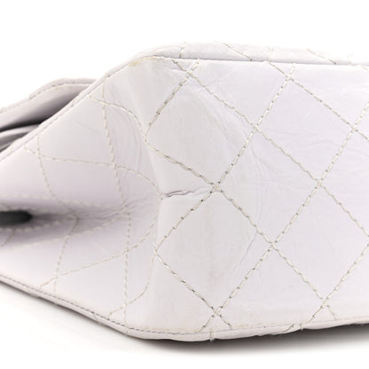 Chanel Aged Calfskin Quilted 2.55 Reissue 226 Flap White 10 of 15
