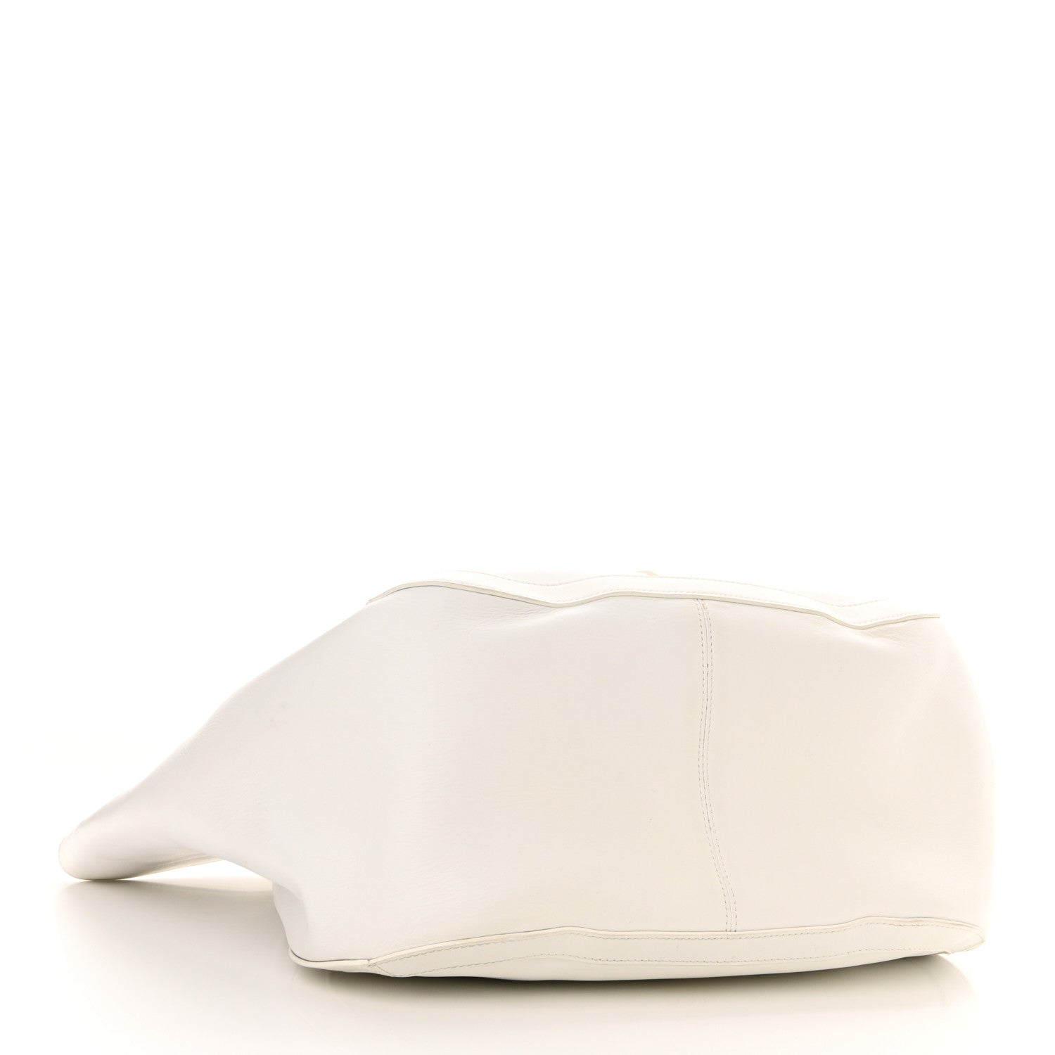 Versace Calfskin Greca Goddess Tote Bag White 4 of 10