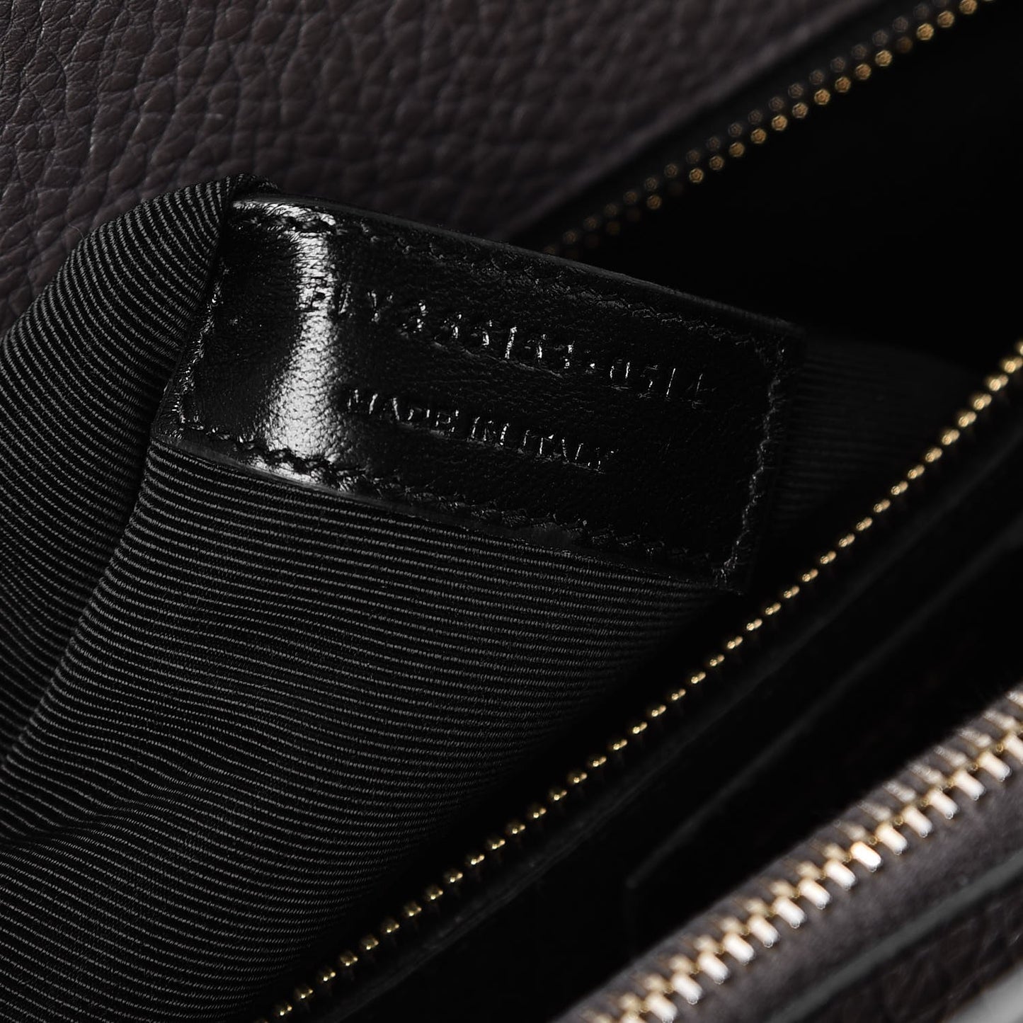 Grained Calfskin Small Sac De Jour Earth