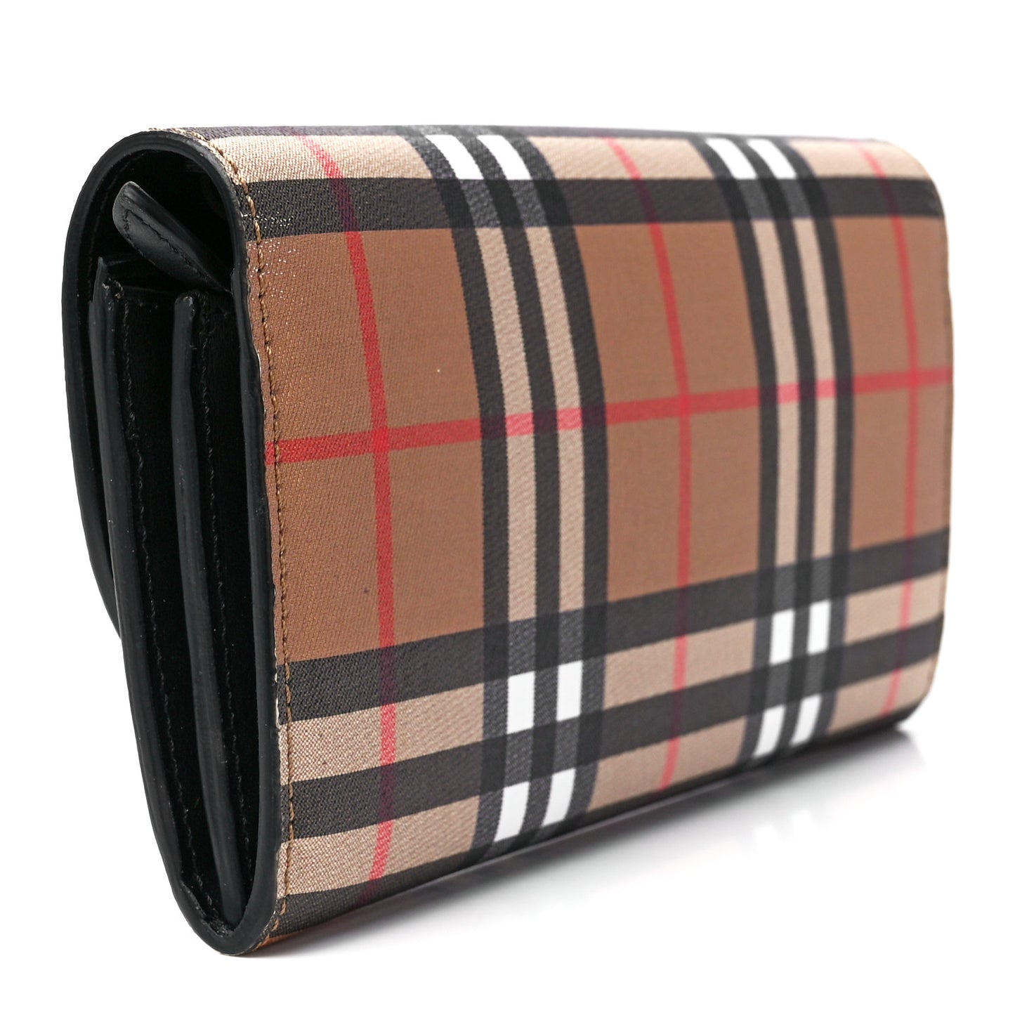 Vintage Check Halton Wallet Black