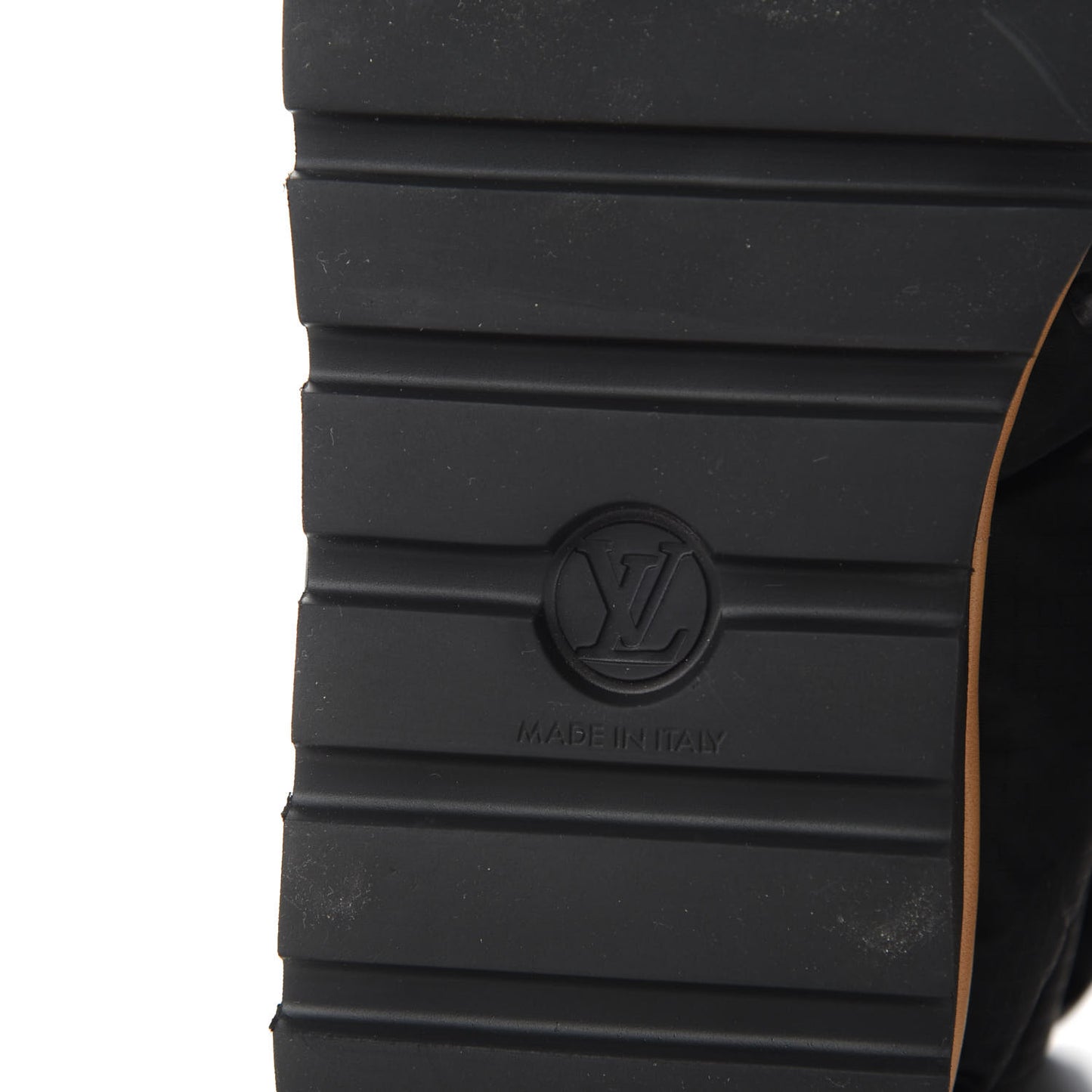 Nylon Monogram Pillow Comfort Ankle Boot 38 Black