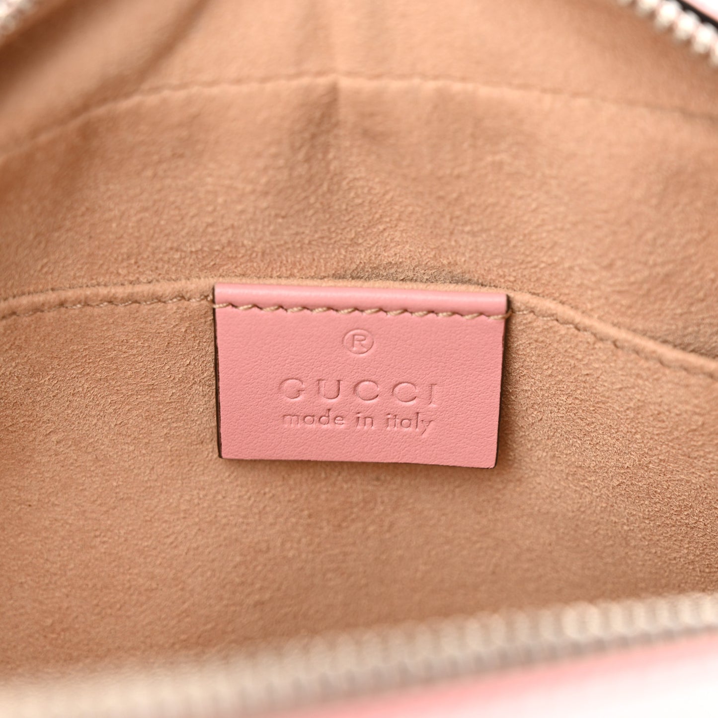 Calfskin Matelasse Small GG Marmont Chain Shoulder Bag Wild Rose