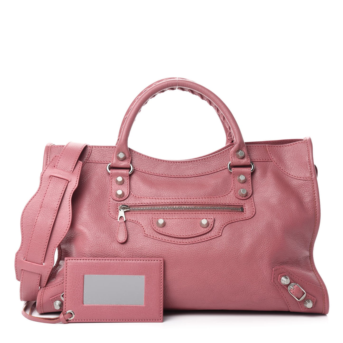 Chevre Hamilton Giant 12 Silver Hardware City Rose Bruyere