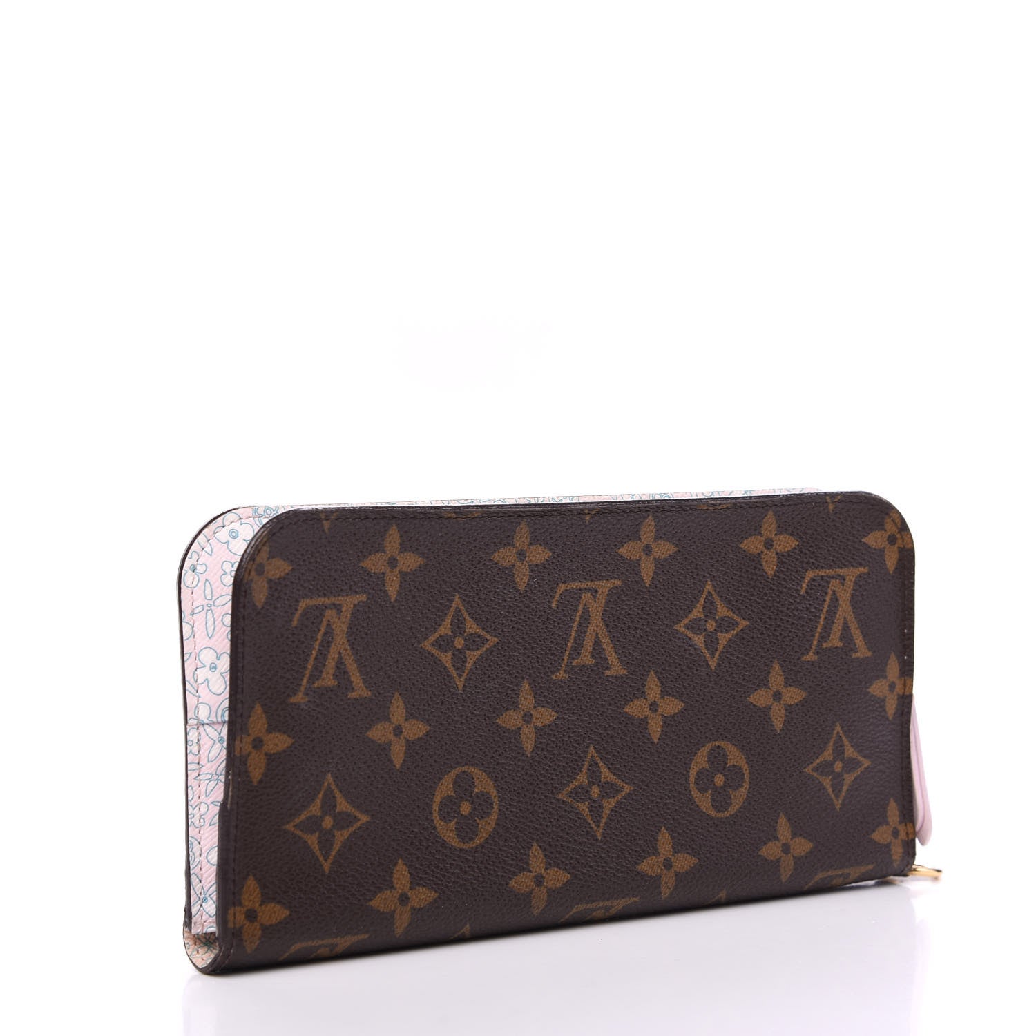 Louis Vuitton Monogram Fleuri Insolite Wallet Rose 2 of 8
